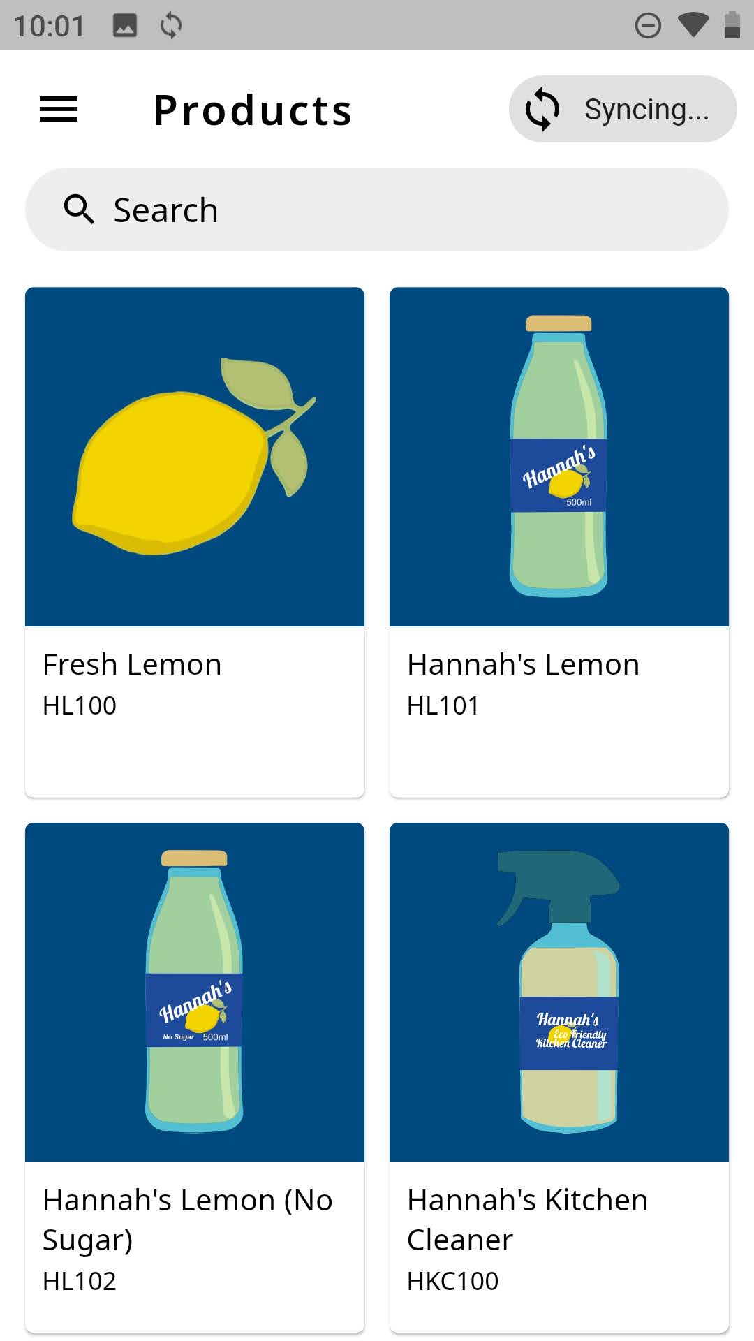 Lager Products App - Products